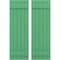 Ekena Millwork Americraft 5-Board, 2 Batten Exterior Real Wood Joined Board-n-Batten Shutters, ARW101BB518X68LPH, PR ARW101BB518X68LPH - alternate 1